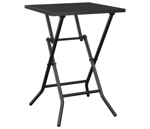 Dārza Galds, Saliekams, Pelēks, 50X50X72 Cm, Tērauda Siets Vidaxl