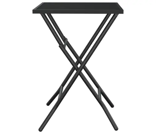 Dārza Galds, Saliekams, Pelēks, 50X50X72 Cm, Tērauda Siets Vidaxl