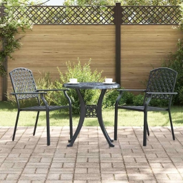 Kėdė 2 Pcs Antracitas 56 X 65 X 89Cm Plienas