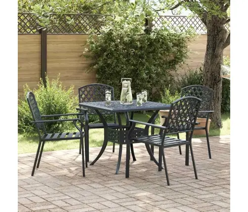 Krēsls 4 Pcs Antracīts 56 X 65 X 89Cm Tērauds Vidaxl