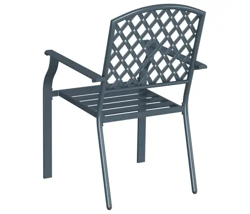 Krēsls 4 Pcs Antracīts 56 X 65 X 89Cm Tērauds Vidaxl