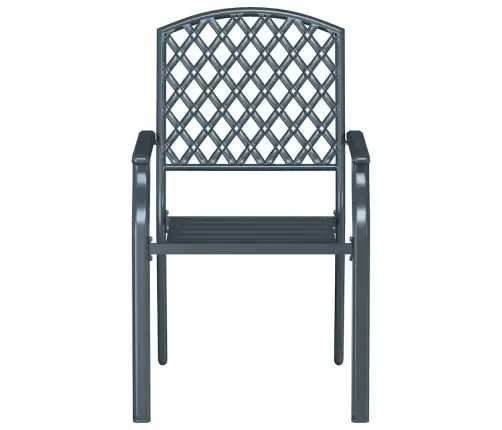 Krēsls 4 Pcs Antracīts 56 X 65 X 89Cm Tērauds Vidaxl