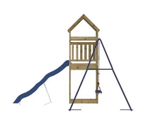 Āra Rotaļu Laukums, Impregnēts Priedes Koks Vidaxl