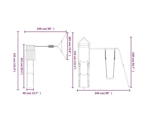 Õue Mänguväljak, Ebatsuuga Puit