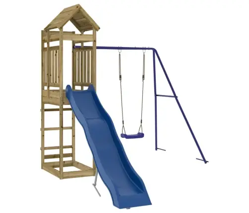 Õue Mänguväljak, Immutatud Männipuit