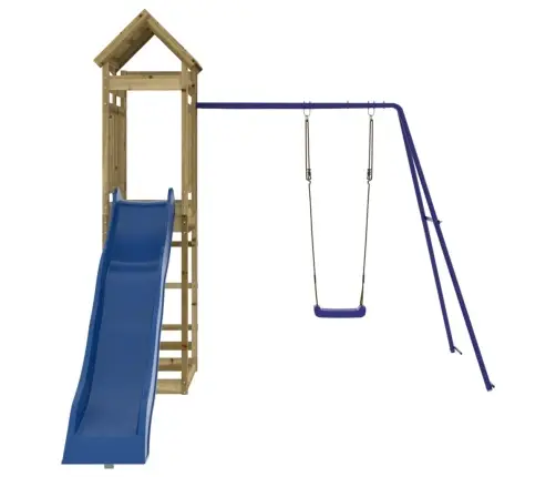 Õue Mänguväljak, Immutatud Männipuit