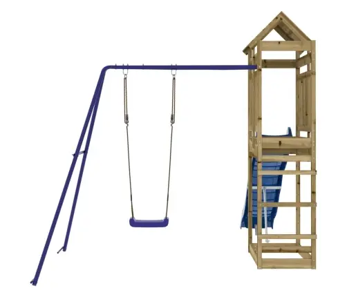 Õue Mänguväljak, Immutatud Männipuit