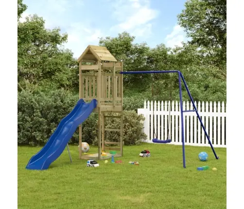 Õue Mänguväljak, Immutatud Männipuit