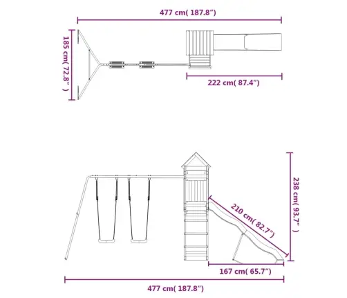 Õue Mänguväljak, Männipuit