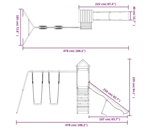 Õue Mänguväljak, Ebatsuuga Puit