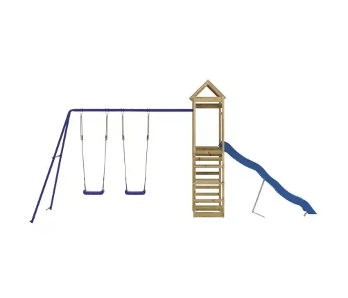 Āra Rotaļu Laukums, Impregnēts Priedes Koks Vidaxl