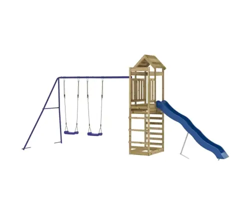 Āra Rotaļu Laukums, Impregnēts Priedes Koks Vidaxl