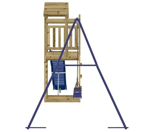 Āra Rotaļu Laukums, Impregnēts Priedes Koks Vidaxl