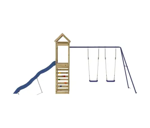 Āra Rotaļu Laukums, Impregnēts Priedes Koks Vidaxl