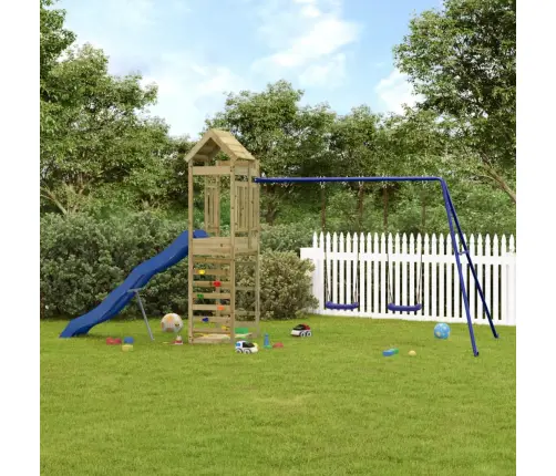 Āra Rotaļu Laukums, Impregnēts Priedes Koks Vidaxl