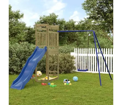 Āra Rotaļu Laukums, Impregnēts Priedes Koks Vidaxl