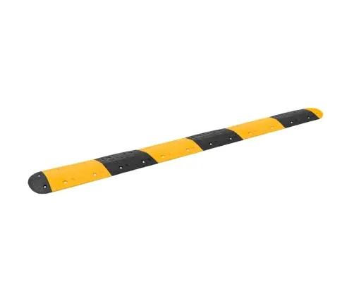 Rampa, Dzeltena, Melna, 323X32,5X4 Cm, Gumija Vidaxl