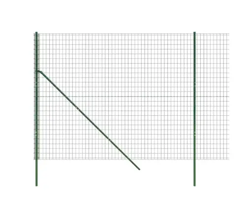 Vielinė Tinklinė Tvora, Žalia, 1,8X10M, Galvanizuotas Plienas