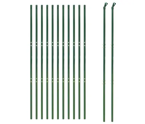 Vielinė Tinklinė Tvora, Žalia, 2,2X25M, Galvanizuotas Plienas