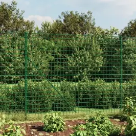Tinklinė Vielinė Tvora Su Flanšais, Žalios Spalvos, 1,6X10M
