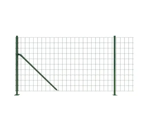 Stiepļu Žogs Ar Atloku, Zaļš, 0,8X25 M Vidaxl