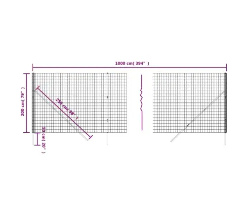 Traataed, Antratsiithall, 2X10 M, Tsingitud Teras