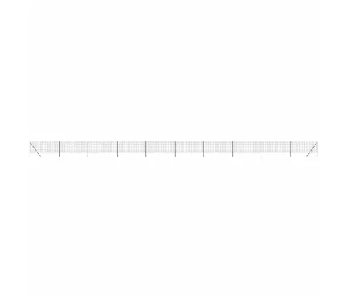 Vielinė Tinklinė Tvora, Antracito, 0,8X25M, Plienas