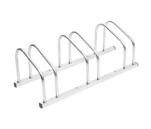 Velosipēdu Statīvs 3 Velosipēdiem, Cinkots Tērauds Vidaxl