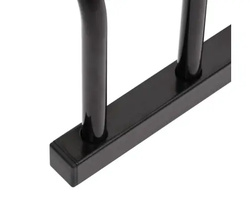Dviračių Stovas Dviem Dviračiams, Juodos Spalvos, Plienas