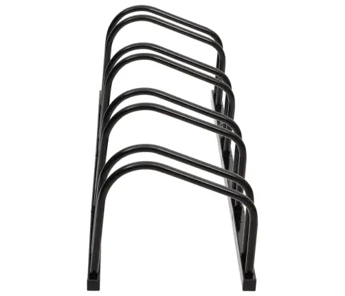 Velosipēdu Statīvs 4 Velosipēdiem, Melns Tērauds Vidaxl