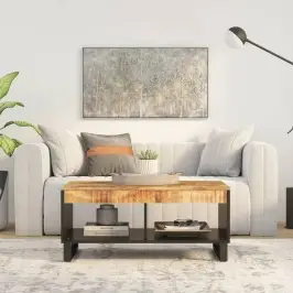 Kavos Staliukas, 90X50X40cm Mango Medienos Masyvas