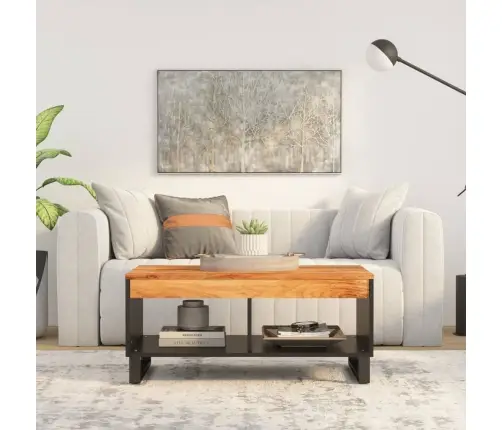 Kavos Staliukas, 90X50X40cm Akacijos Medienos Masyvas