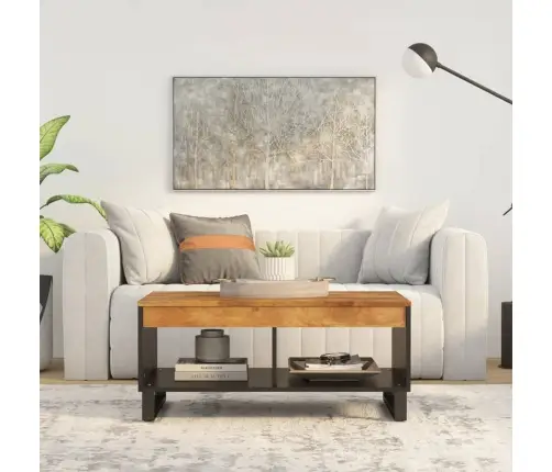 Kafijas Galdiņš, 90X50X40 Cm, Mango Masīvkoks Vidaxl