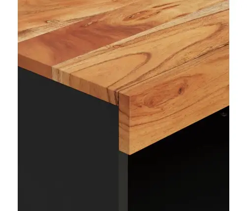 Tv Skapītis, 60X33X43,5 Cm, Akācijas Masīvkoks Vidaxl