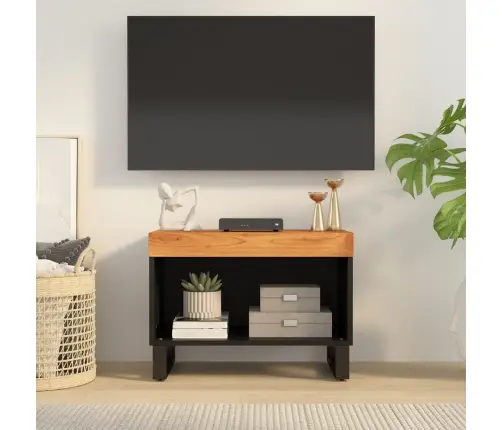 Tv Skapītis, 60X33X43,5 Cm, Akācijas Masīvkoks Vidaxl