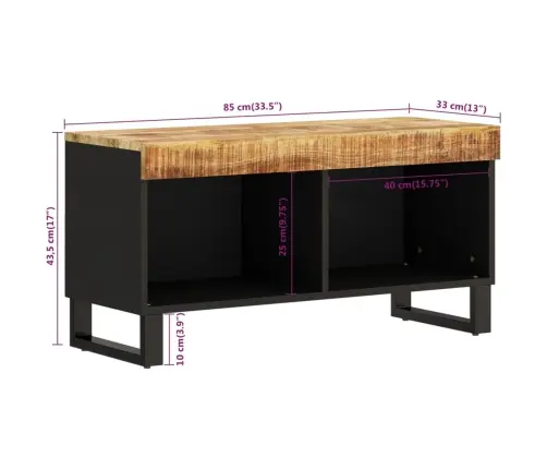 Televizoriaus Spintelė, 85X33X43,5cm Mango Medienos Masyvas