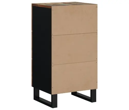 Šoninė Spintelė Su 3 Stalčiais, 40X33,5X75cm Perdirbta Mediena