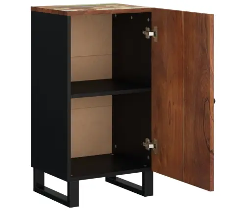 Šoninė Spintelė Su Durelėmis, 40X31X75cm Perdirbta Mediena