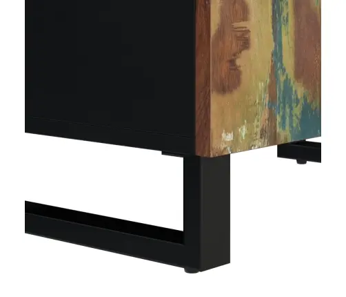 Kumode Ar 2 Durvīm, 60X33X75 Cm, Pārstrādāts Masīvkoks Vidaxl