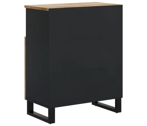 Kumode Ar 2 Durvīm, 60X33X75 Cm, Mango Masīvkoks Vidaxl