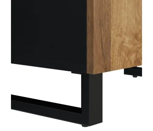 Kumode Ar 2 Durvīm, 60X33X75 Cm, Mango Masīvkoks Vidaxl