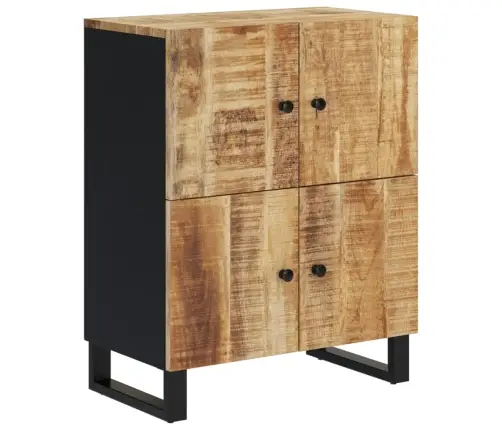 Kumode Ar 4 Durvīm, 60X33X75 Cm, Mango Masīvkoks Vidaxl