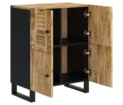 Kumode Ar 4 Durvīm, 60X33X75 Cm, Mango Masīvkoks Vidaxl