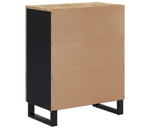 Kumode Ar 4 Durvīm, 60X33X75 Cm, Mango Masīvkoks Vidaxl