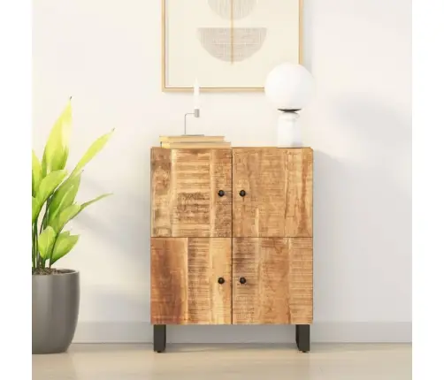 Kumode Ar 4 Durvīm, 60X33X75 Cm, Mango Masīvkoks Vidaxl