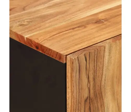 Šoninė Spintelė Su 4 Durelėmis, 60X33X75cm Akacijos Masyvas