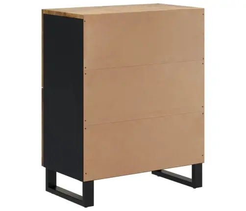 Kumode Ar 4 Durvīm, 60X33X75 Cm, Mango Masīvkoks Vidaxl