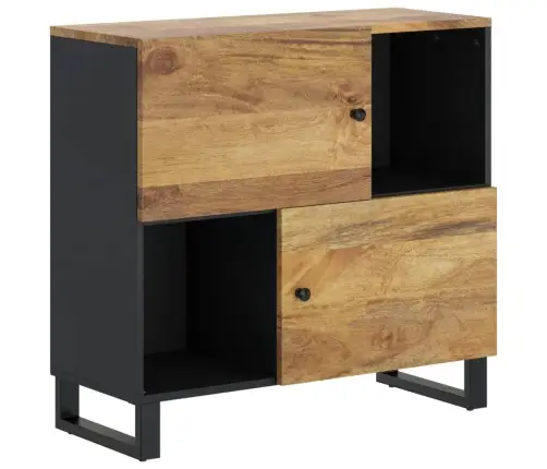 Puhvetkapp 2 Uksega, 80 X 33 X 75 cm Mangopuit