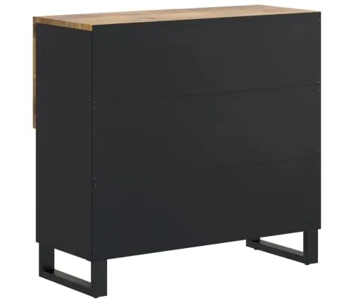 Puhvetkapp 2 Uksega, 80 X 33 X 75 cm Mangopuit