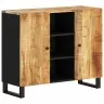 Kumode Ar 2 Durvīm, 90X33X75 Cm, Mango Masīvkoks Vidaxl